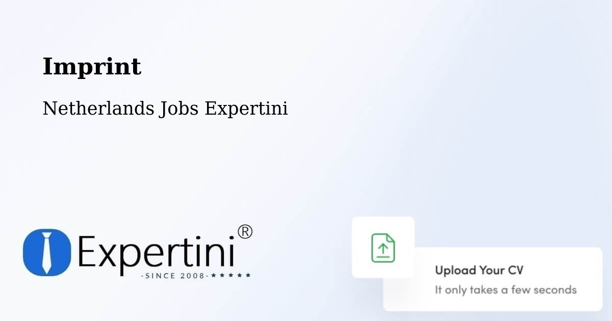 Imprint – Baarn - Netherlands Jobs Expertini